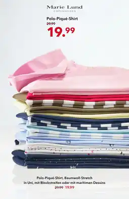 Peek & Cloppenburg Hamburg Marie lund polo-piqué-shirt Angebot