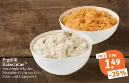 tegut Ergüllü käsecreme Angebot