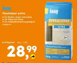 Globus Baumarkt Knauf flexkleber extra Angebot