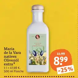 tegut Maria de la vara natives olivenöl extra Angebot