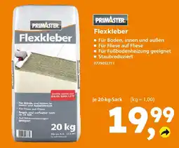 Globus Baumarkt Primaster flexkleber Angebot