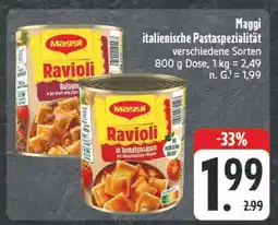E-Center Maggi ravioli in tomatensauce Angebot