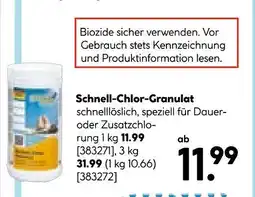 Hellweg Schnell-chlor-granulat Angebot