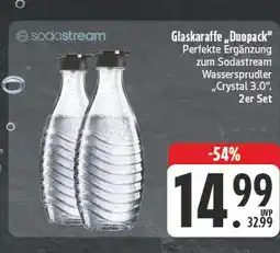 E-Center Sodastream glaskaraffe duopack Angebot
