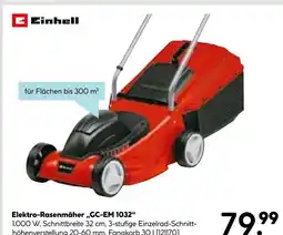 Hellweg Einhell elektro-rasenmäher gc-em 1032 Angebot