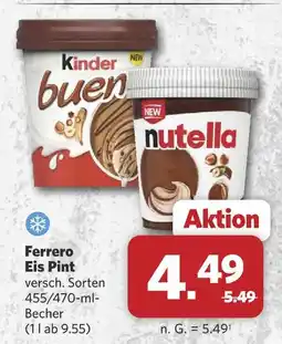Combi Ferrero kinder bueno eis pint Angebot