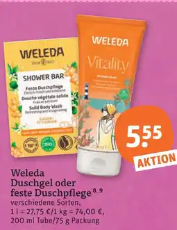 tegut Weleda duschgel Angebot