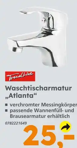 Globus Baumarkt Trendline waschtischarmatur „atlanta“ Angebot