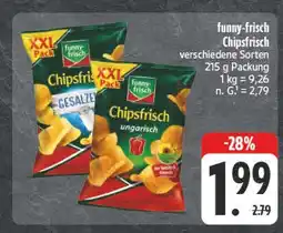 E-Center Funny-frisch chipsfrisch gesalzen Angebot