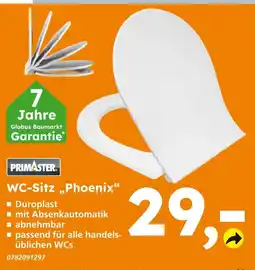 Globus Baumarkt Primaster wc-sitz „phoenix“ Angebot