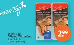 tegut Jeden tag wiener würstchen Angebot
