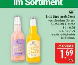 Marktkauf Gwf licco limo meets secco pink grapefruit Angebot