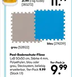 Hellweg Pool-bodenschutz-fliese Angebot