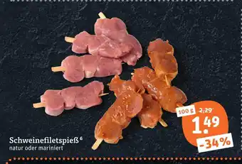 tegut Schweinefiletspieß Angebot