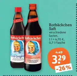 tegut Rotbäckchen saft Angebot