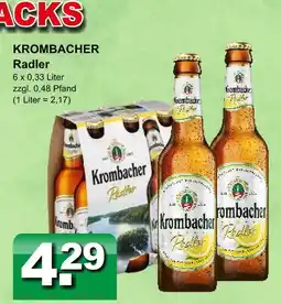 Getränkeparadies Gefromm Krombacher radler Angebot