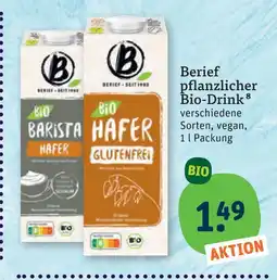 tegut Berief pflanzlicher bio-drink Angebot