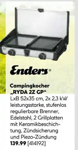 Hellweg Enders campingkocher ryda 2z gp Angebot