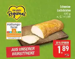 Marktkauf Schweine lachsbraten Angebot