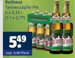 Getränkewelt Rothaus tannenzäpfle pils Angebot
