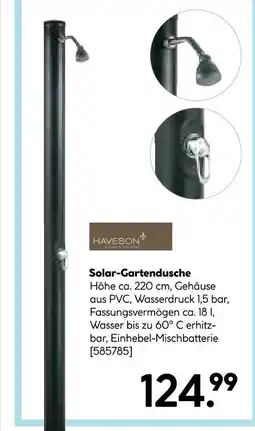 Hellweg Haveson solar-gartendusche Angebot