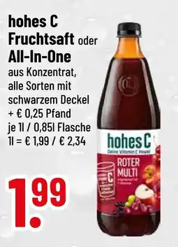 trinkgut Hohes c fruchtsaft Angebot