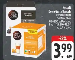 E-Center Nescafé dolce gusto kapseln espresso intenso Angebot