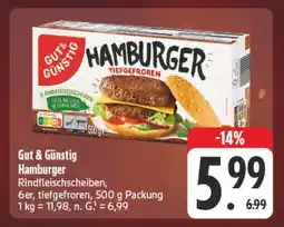 E-Center Gut & günstig hamburger Angebot