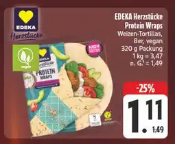 E-Center Edeka herzstücke protein wraps Angebot