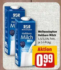 nahkauf Weihenstephan haltbare milch 1,5% fett Angebot