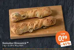 tegut Steinofen olivenstick Angebot