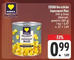 E-Center Edeka herzstücke supersweet mais Angebot