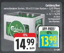 E-Center Carlsberg beer Angebot
