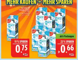 Marktkauf Gut & günstig fettarme h-milch Angebot