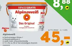Globus Baumarkt Alpina alpinaweiß Angebot