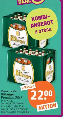 tegut Bitburger premium pils Angebot