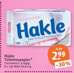 tegut Hakle toilettenpapier Angebot