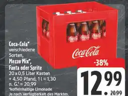 E-Center Coca-cola coca-cola, mezzo mix, fanta oder sprite Angebot
