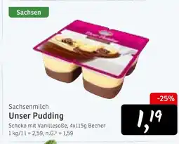 KONSUM Sachsenmilch unser pudding Angebot