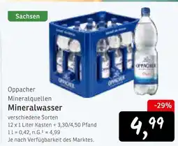 KONSUM Oppacher mineralwasser Angebot