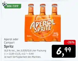 KONSUM Aperol oder campari spritz Angebot
