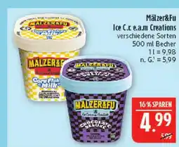 Marktkauf Mälzer&fu ice c.r.e.a.m creations cornflakes & milk Angebot