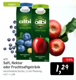 KONSUM Albi saft, nektar oder fruchtsaftgetränk Angebot