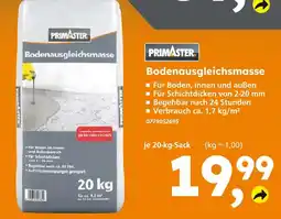 Globus Baumarkt Primaster bodenausgleichsmasse Angebot