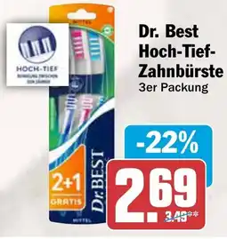 AEZ Dr. Best Hoch-Tief- Zahnbürste Angebot