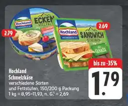 E-Center Hochland ecken schmelzkäse Angebot