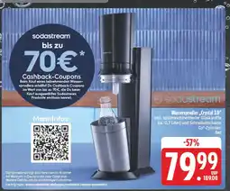 E-Center Sodastream wassersprudler crystal 3.0 Angebot