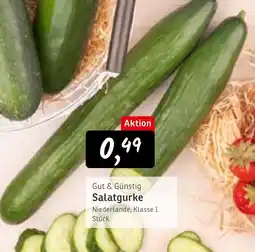 KONSUM Gut & günstig salatgurke Angebot