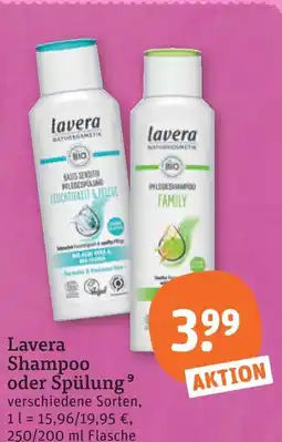 tegut Lavera shampoo Angebot