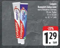 E-Center Colgate komplett zahncreme Angebot